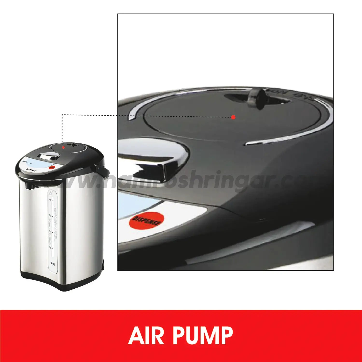 Baltra Thermal Electric Airpot (BAP 202) – 4 Liter Baltra Thermal Electric Airpot (BAP 202) – 4 Liter